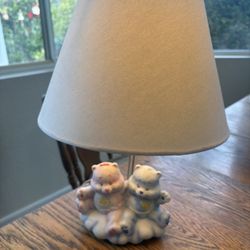 Fantastic Condition 1980s Care Bears Lamp Baby Hugs & Baby Tugs Vintage Lighting!