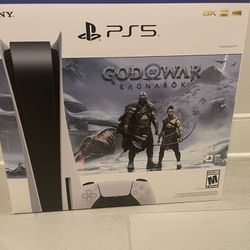 EMPTY PlayStation 5 Box - God of War Edition 