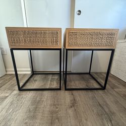 Boho Nightstands – Set of 2 (Target)