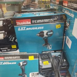 Makita 18v Brushless High Torque 1/2" Sq Drive Impact Wrench