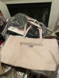 Pink tote bag 