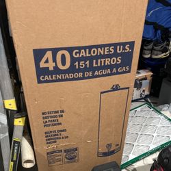 Rheem Gas Hot Water Tank 40 Gallons