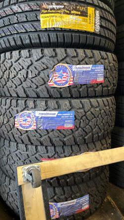 265 70 17 new tires