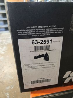 K&N cold air intake 63-2(591)-2020 F150 5.0 V8
