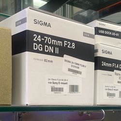 Sigma 24-70mm F2.8 Mark II 