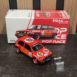 Pop Race 1:64 Volkswagen Golf GTI Mk2 Team Demon Tweeks Btcc 1988