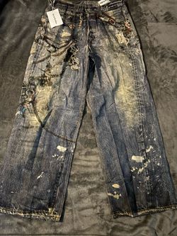 Acne studios heavy artistic denim