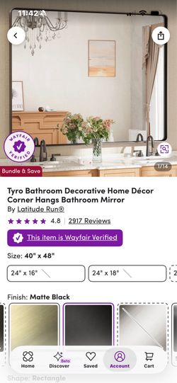 BRAND NEW BATHROOM VANITY MIRROR! Unboxed!