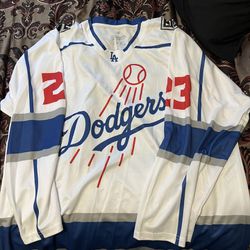 XL-LA Jersey Double Hockey And Baseball 