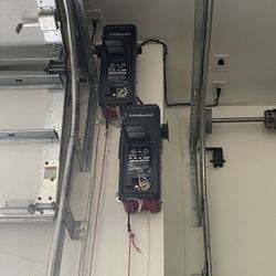 Garage Door Opener And Spring Adjustment And Replace 