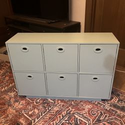 Green Wide Cabinet