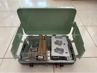 New Coleman Cascade 2 Burner Propane Stove - Green
