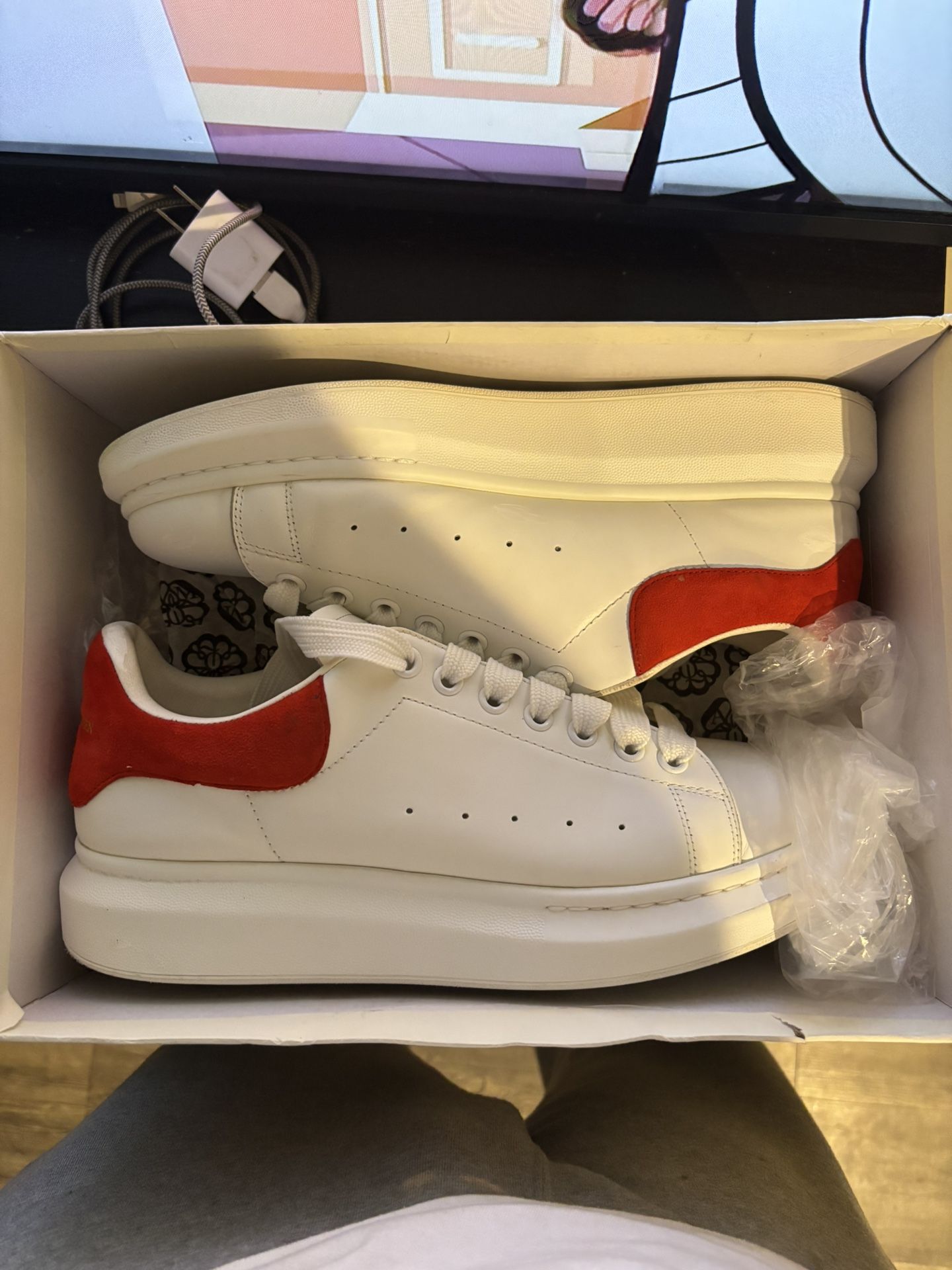 Red/White Alexander Mcqueens