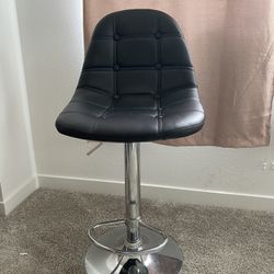 Black Adjustable Swivel Chair