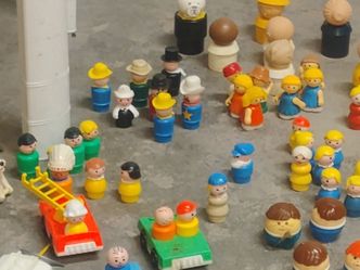 Vintage Fisher-Price Little People Mega Lot with Disney Characters