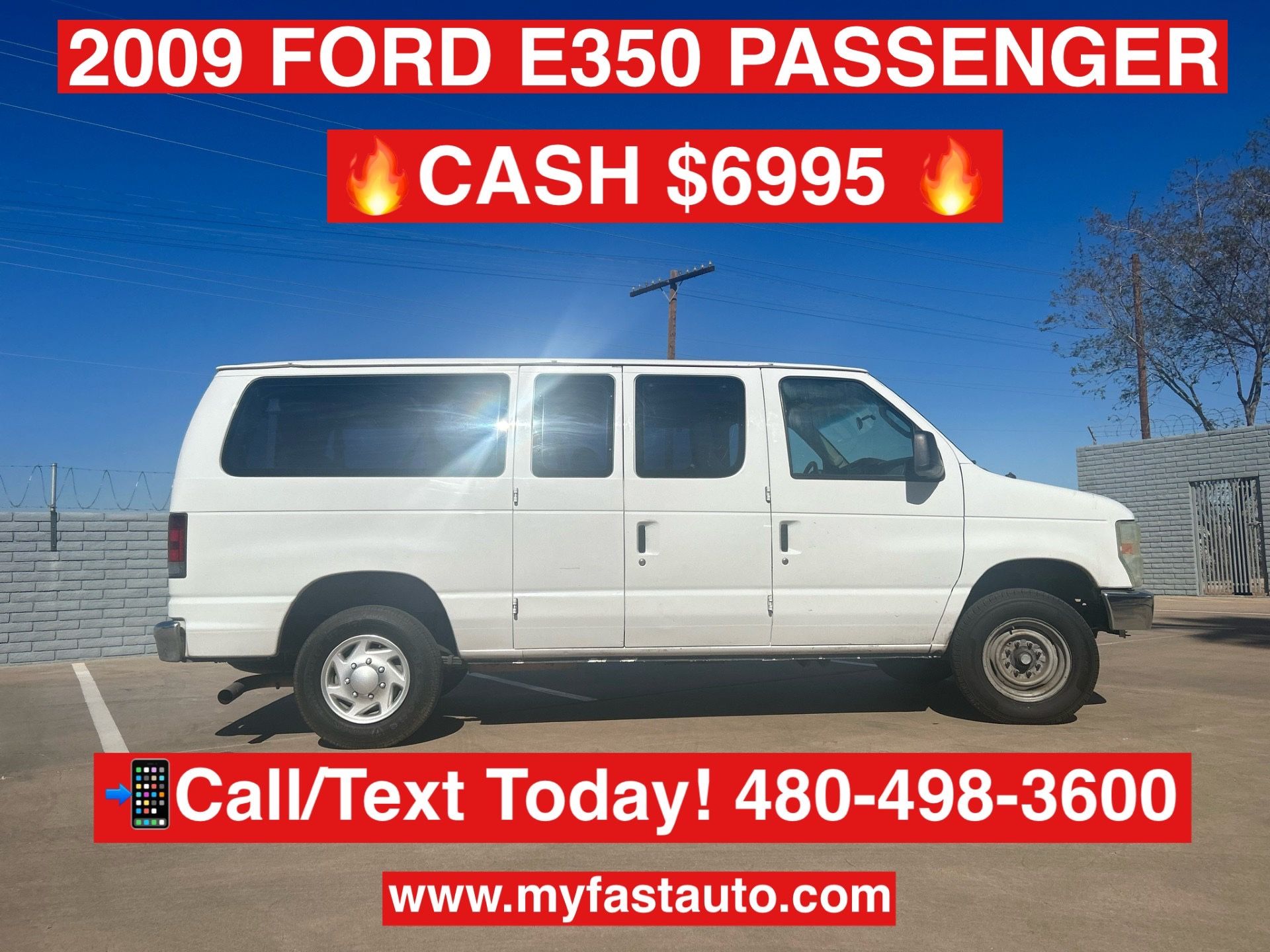 2009 FORD E350 SUPER DUTY PASSENGER