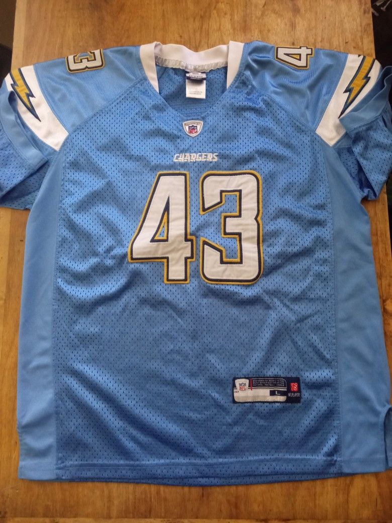 CHARGERS JERSEY SIZE XL YOUTH STITCHED 