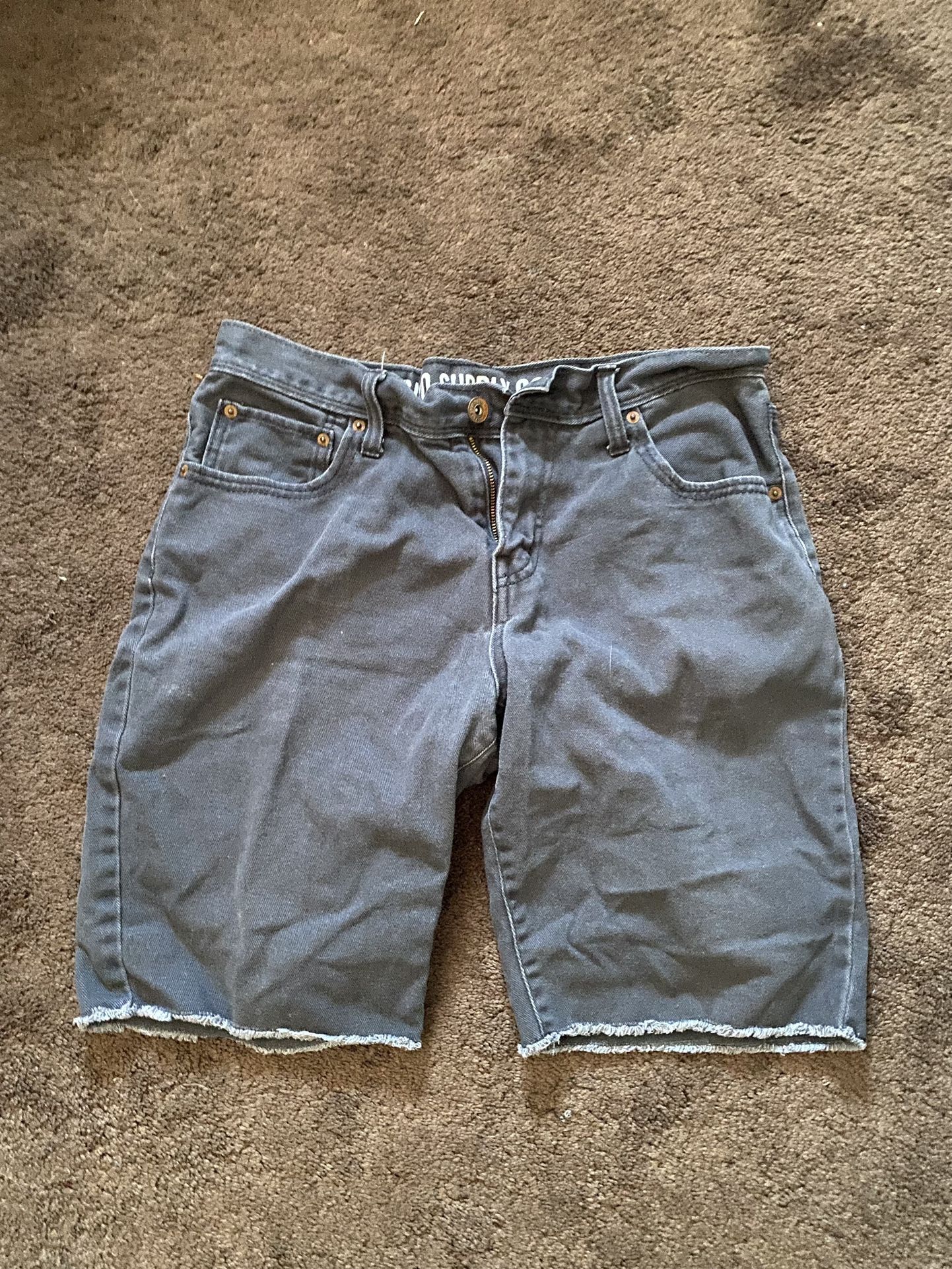 Men’s Black/grey Long Shorts