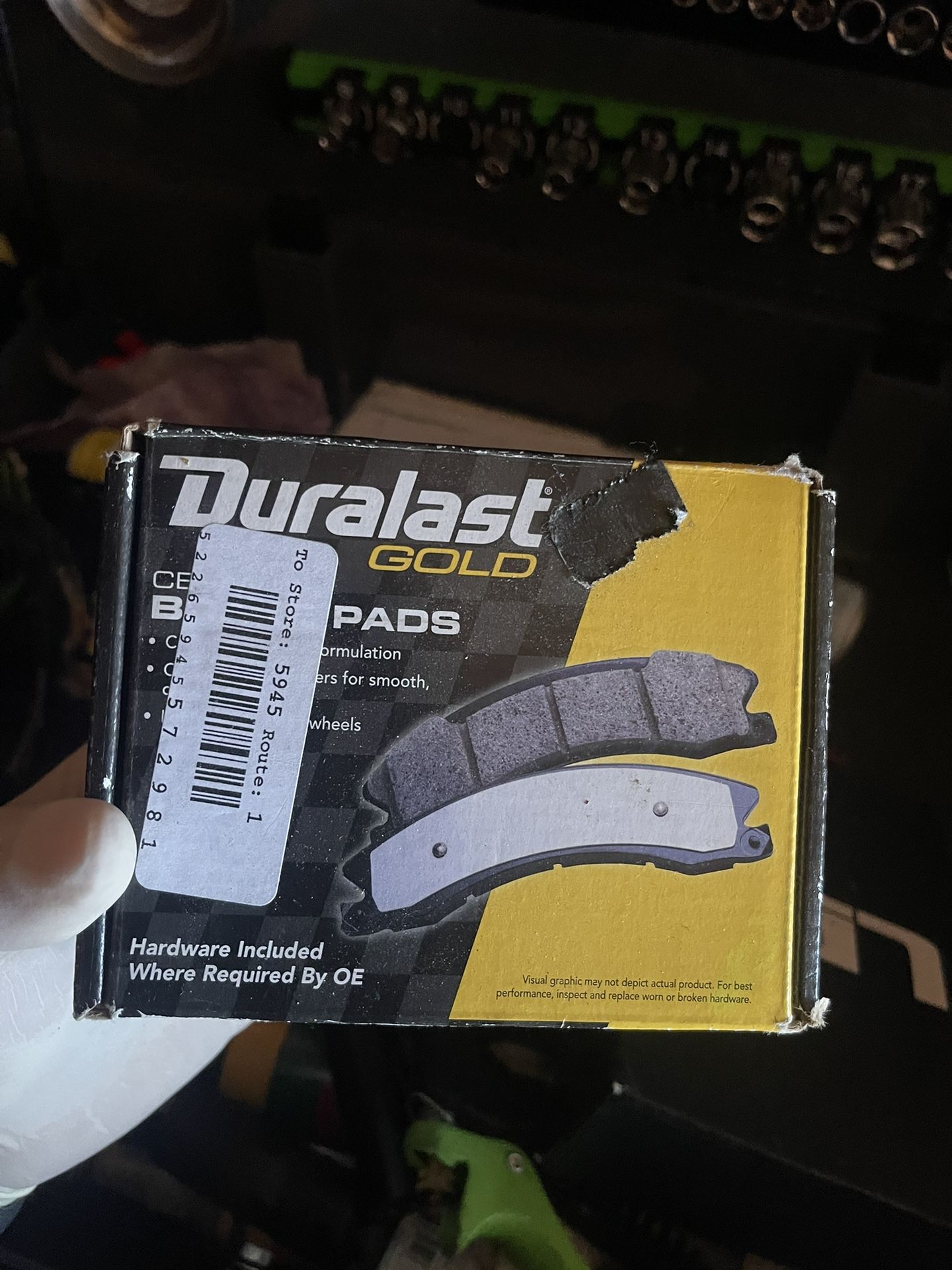 Duralast Gold Ceramic Brake Pads DG1393