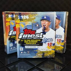 2026 Topps Finest Mega Box - Factory Sealed 💎 Exclusive Mini Diamonds 💎