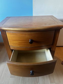 Wooden Dresser and night stand set