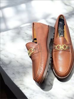 Salvatore Ferregamo Men's Leather Loafers 