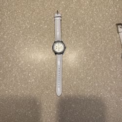 Bongo White And Silver Tone Watch