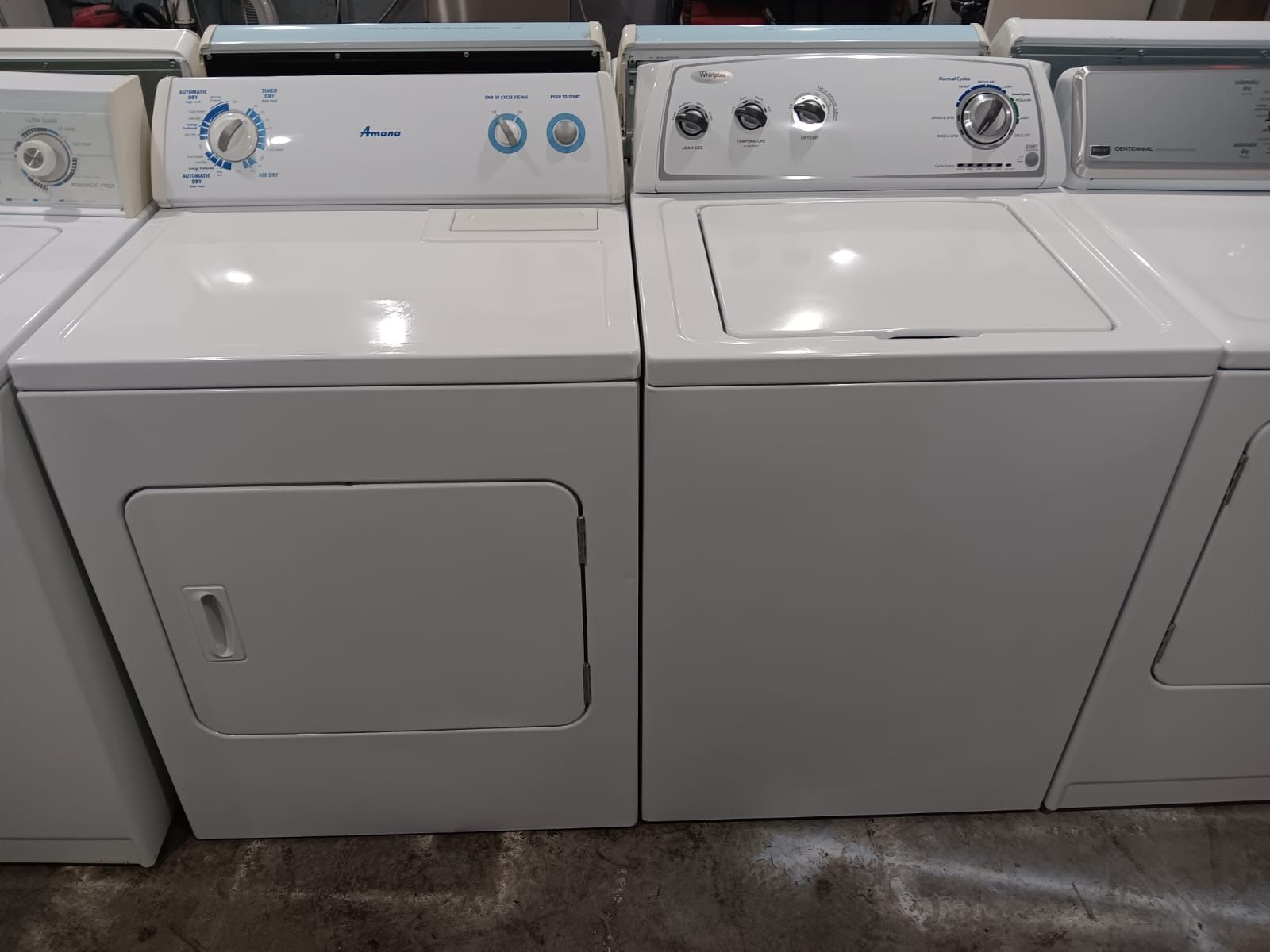 Whirlpool Washer And Amana Dryer Electric 