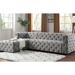 Gray Sectional Sofa 