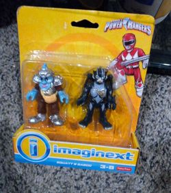 Imaginext Power Rangers Squatt & Baboo Figures