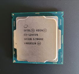 Used 3.70 Ghz S32b Intel Xeon E3-1245 V6  Quad-Core