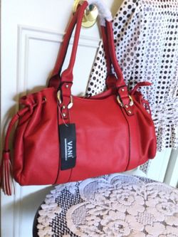 VANI Fashion Handbag / Cherry red 🍒🛍🌸