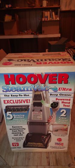 NEW Hoover Steam Vac Ultra--top line model
