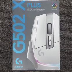 Logitech G502 X PLUS Wireless RGB Gaming Mouse - White  
