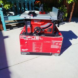 Milwaukee brand new FUEL ONE-KEY 18-Volt Lithium-Ion Brushless Cordless 8-1/4 in. Table Saw (Tool-Only-Firm on price))