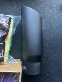 matte black exhaust tip