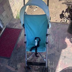Light Baby Blue Stroller 