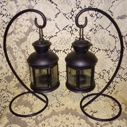 Tea Light Candle Holders Rod Iron 