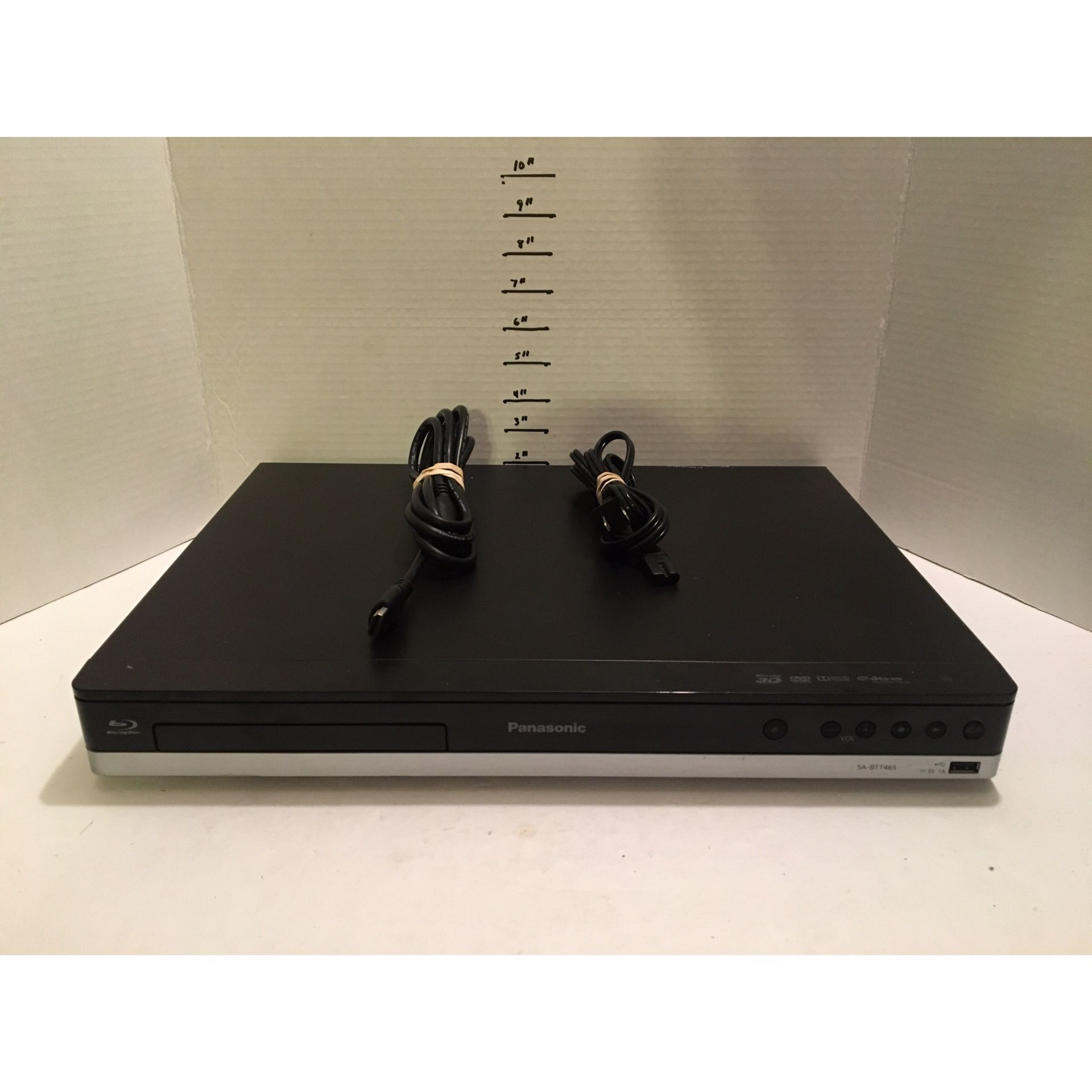 Panasonic Smart Network 3D Blu-Ray Disc Home Theater System Model SC-BTT465