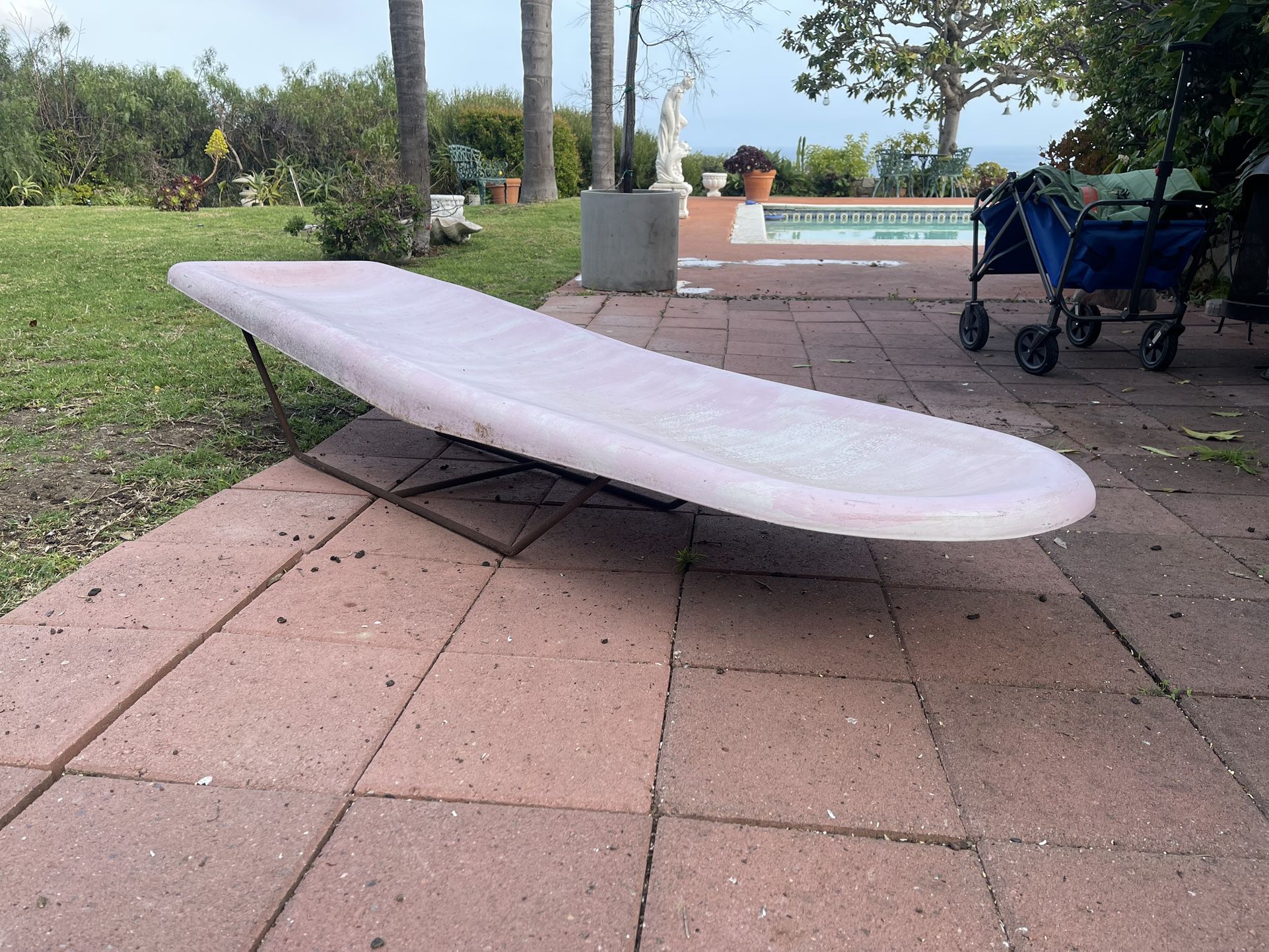 RARE Vintage Fibrella Fiberglass Lounger Mid Century Modern Icon