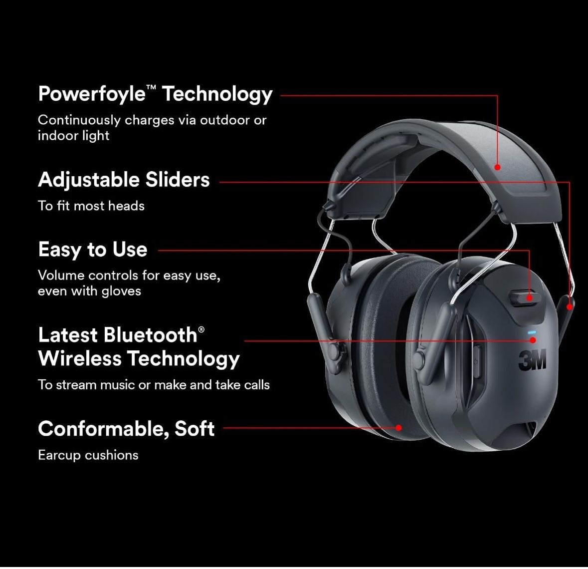 3M Noise Canceling Speaker Headphones