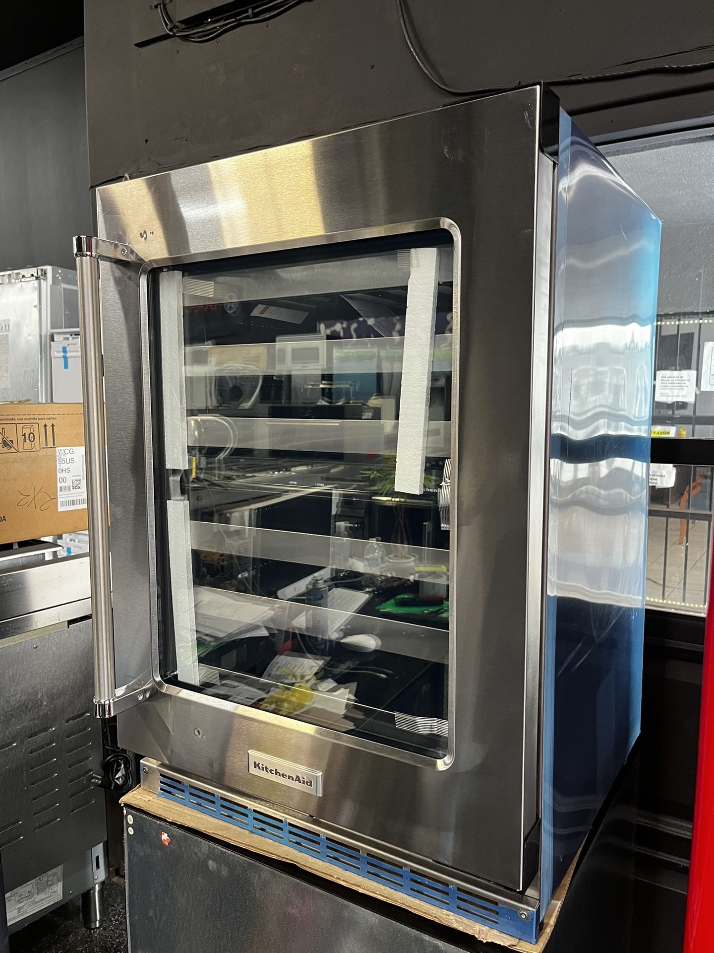 KitchenAid 24” Undercounter Stainless Steel Wine Cooler