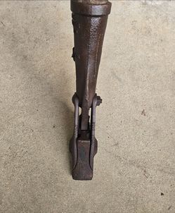 Rare Vintage 1930s Badger Power King Railroad Car Mover | Original Imprinted Wood Handle, Functional