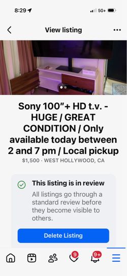 Sony 100”+ TV