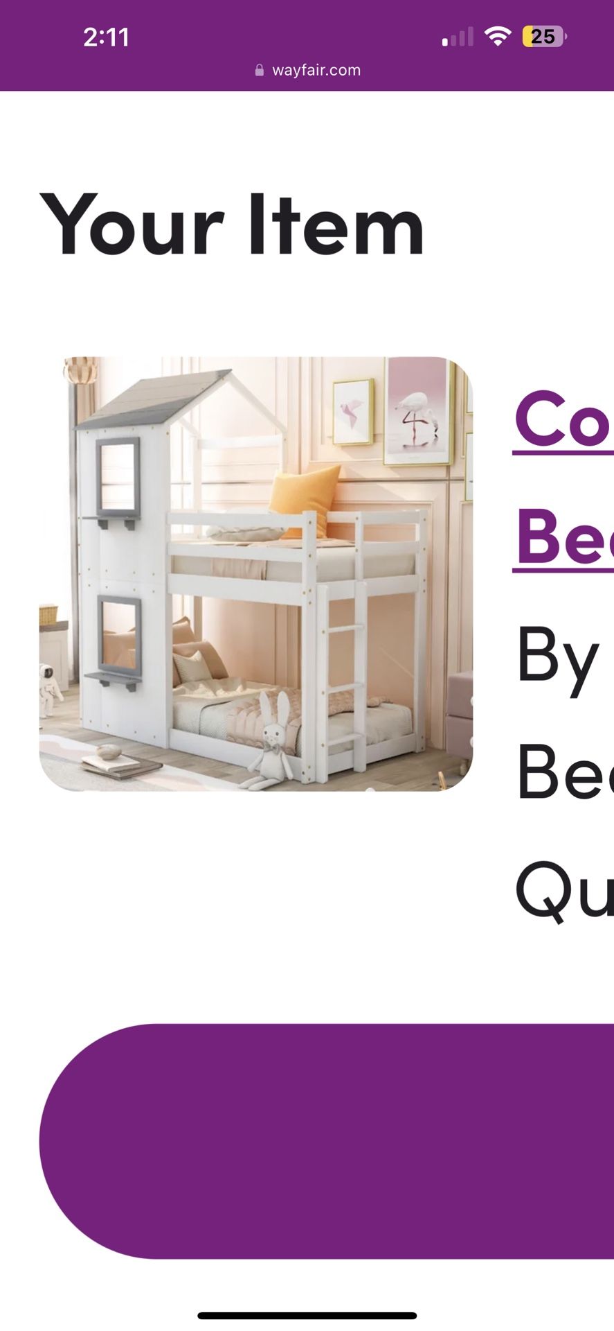 Brand New Bunk Bed For Kids
