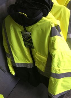 High Visibility waterproof bomber jacket