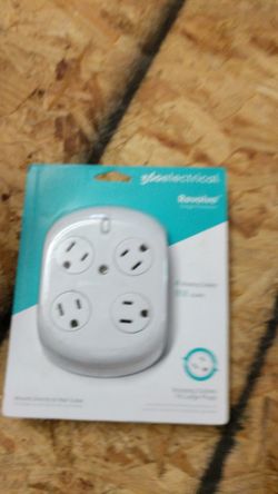 360 electrical revolve 4 rotating outlets