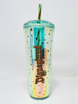 2024 Disney Starbucks Mickey Mouse Mint Chocolate Chip Ice Cream Tumbler New