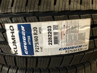 Brand New Tires (1) Kumho HT55 (275/60R20) (Single) ($129)