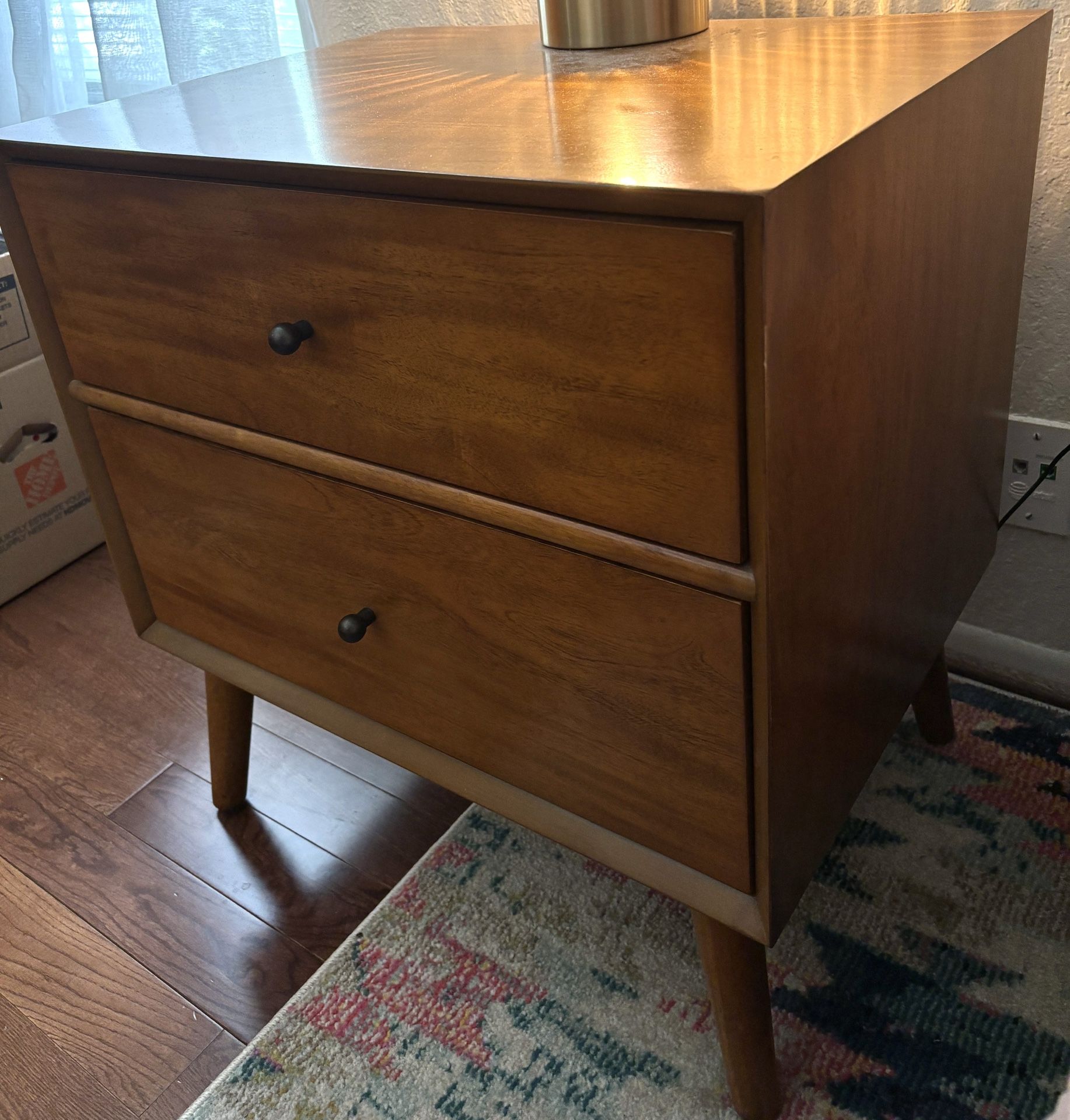 2 Drawer End Table